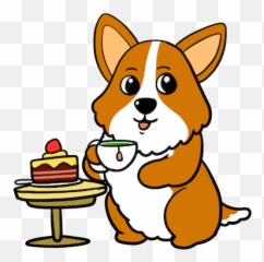 Royal Corgis Emoji Stickers - Cartoon,Squee Emoji