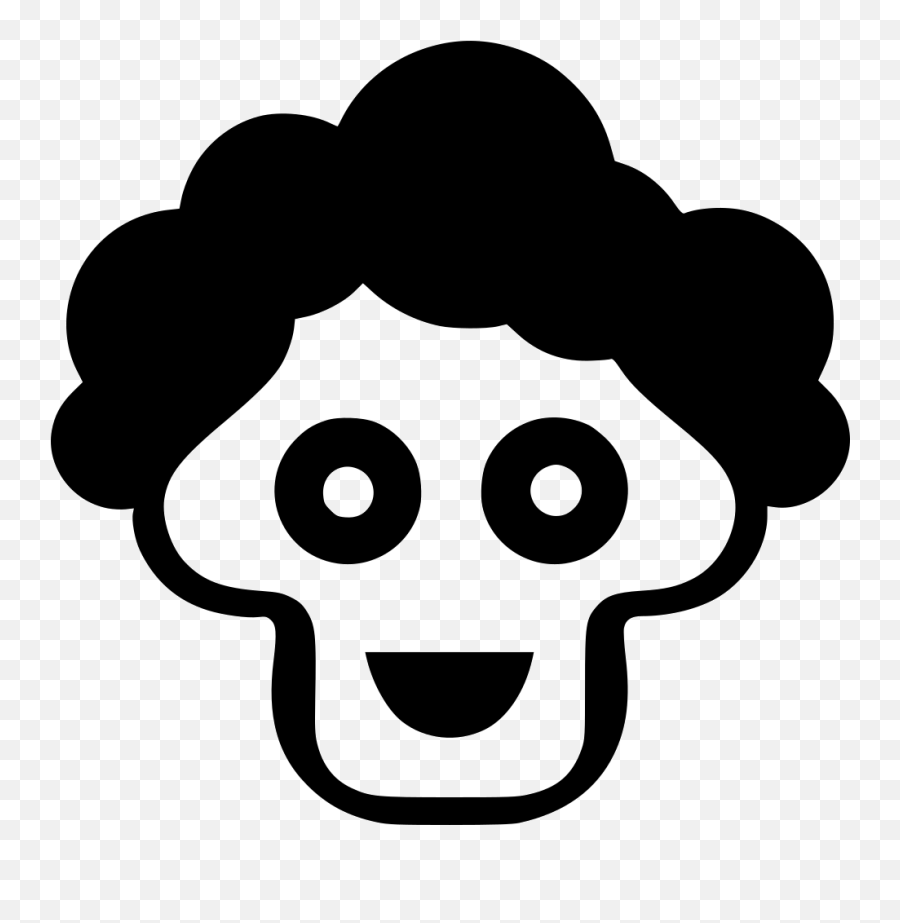 Skull Hair Head Horror Joke Svg Png - Clip Art Emoji,Horror Emoticon
