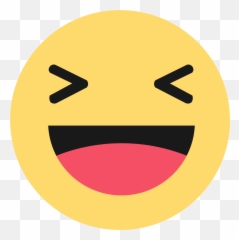 Emoticon Feeling Smiley Emoji Clip Art - Facebook Haha Png