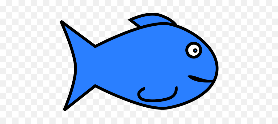 Blue Fish Clipart 2 - Blue Fish Clipart Emoji,Fish Emoji Transparent