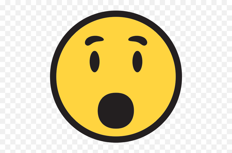 Shocked Face Emoji Png Picture - Emoji Windows 10 Png,Surprise Face Emoji
