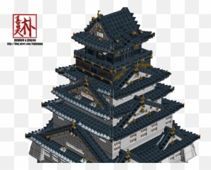 Japan clipart castle japan Transparent - Japanese Castle Emoji
