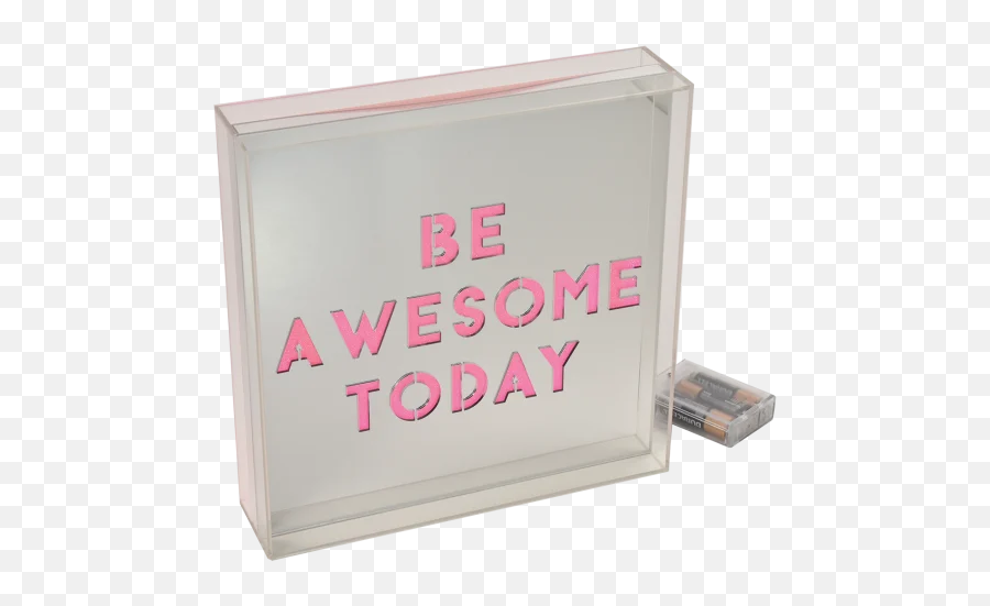 Be Awesome Acrylic Light Box - Light Boxes With Acrylic Front Emoji,Lighting Emoji