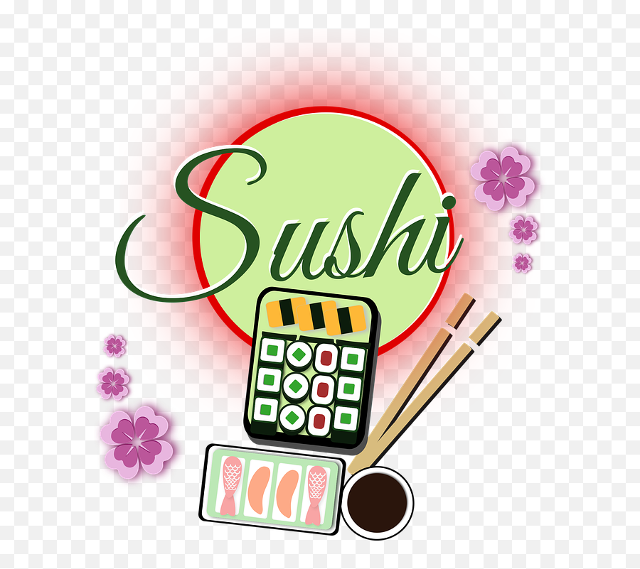 Decorative Sushi Food - Clip Art Emoji,Japanese Text Emojis