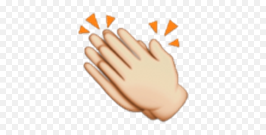 Hand Clapping Emoji - Clapping Hands Emoji,Hand Emoji Transparent