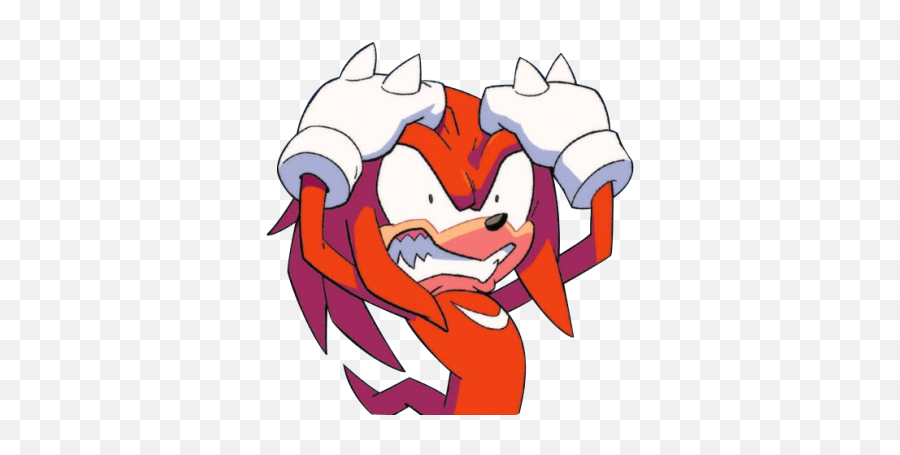 Ohno Videogames Sonicthehedgehog Sonic Knuckles Knuckle - Knuckles The Echidna Idw Emoji,Knuckles Emoji