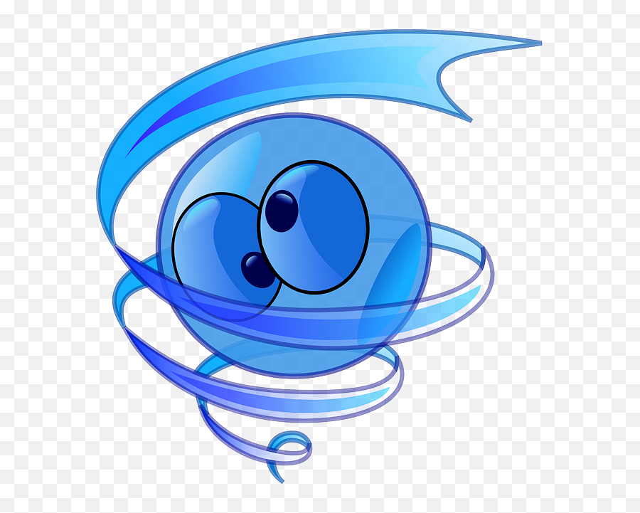 Smiley Splash Swirl - Air Clip Art Emoji,Head Spinning Emoji