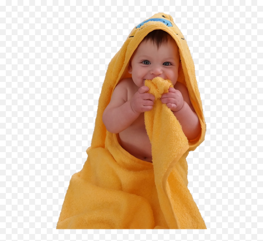 My First Emoji Hooded Baby Towel - Girl,Pacifier Emoji