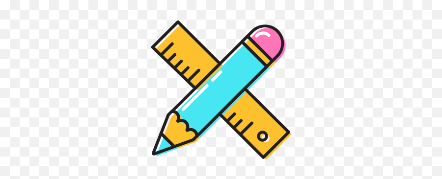 Ruler Pencil Clipart - Resume Skill Icon Png Emoji,Emoji Ruler Books