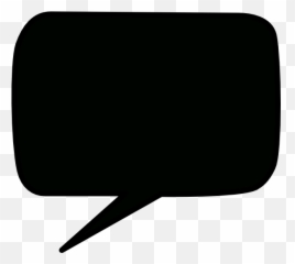 Hi Clipart Speech Bubble - Black Vector Emoji