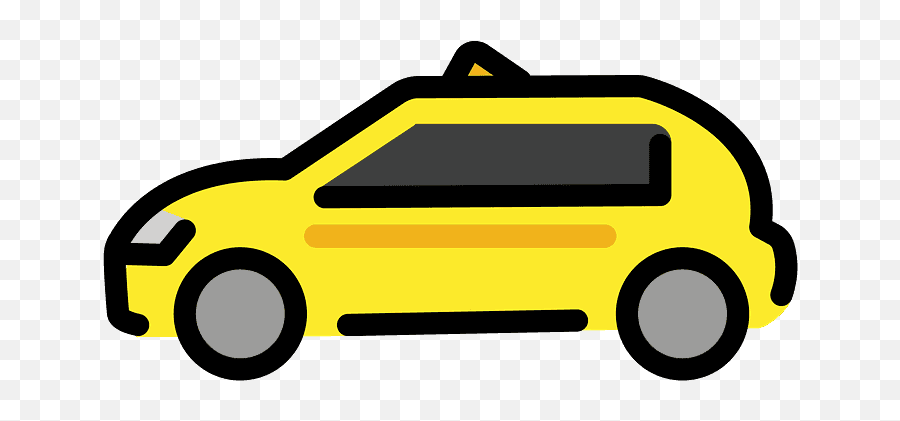Taxi Emoji Clipart - Openmoji,Ambulance Emoji