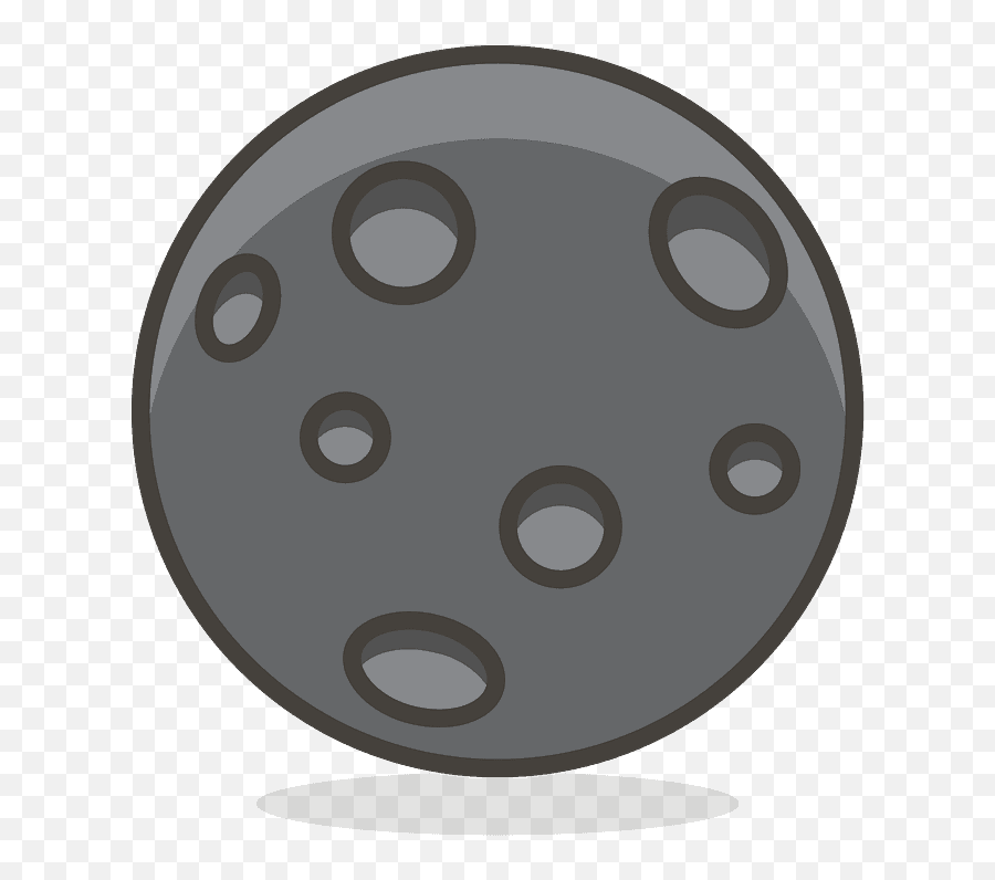 New Moon Emoji Clipart - Dot,Iron Emoji