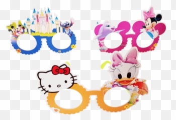 Mickey Party Glasses - Happy Emoji,Cowgirl Emoji