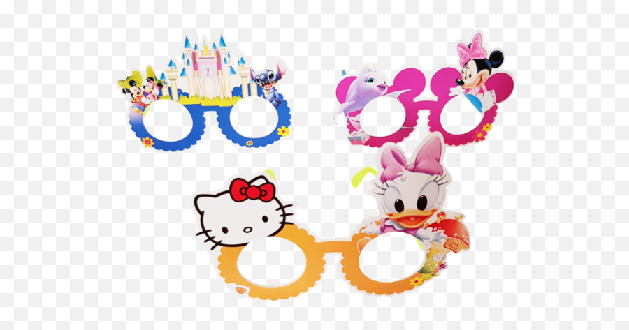 Mickey Party Glasses - Happy Emoji,Cowgirl Emoji