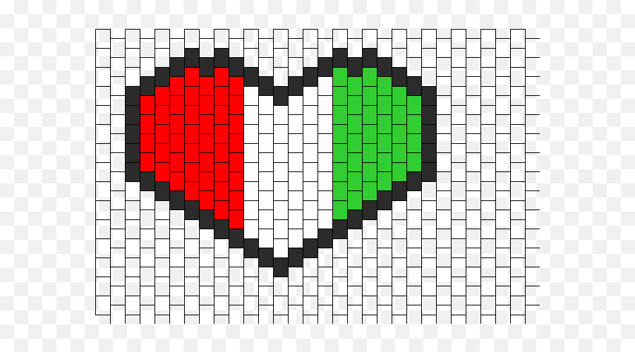 Mexican Flag Kandi Pattern Mexican Flags Flag Cross - Perler Bead Patterns Mexican Flag Emoji,Guatemala Flag Emoji