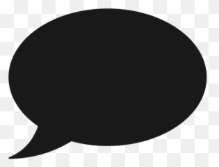 Balloon Black Shapes - Speech Bubble Icon Emoji