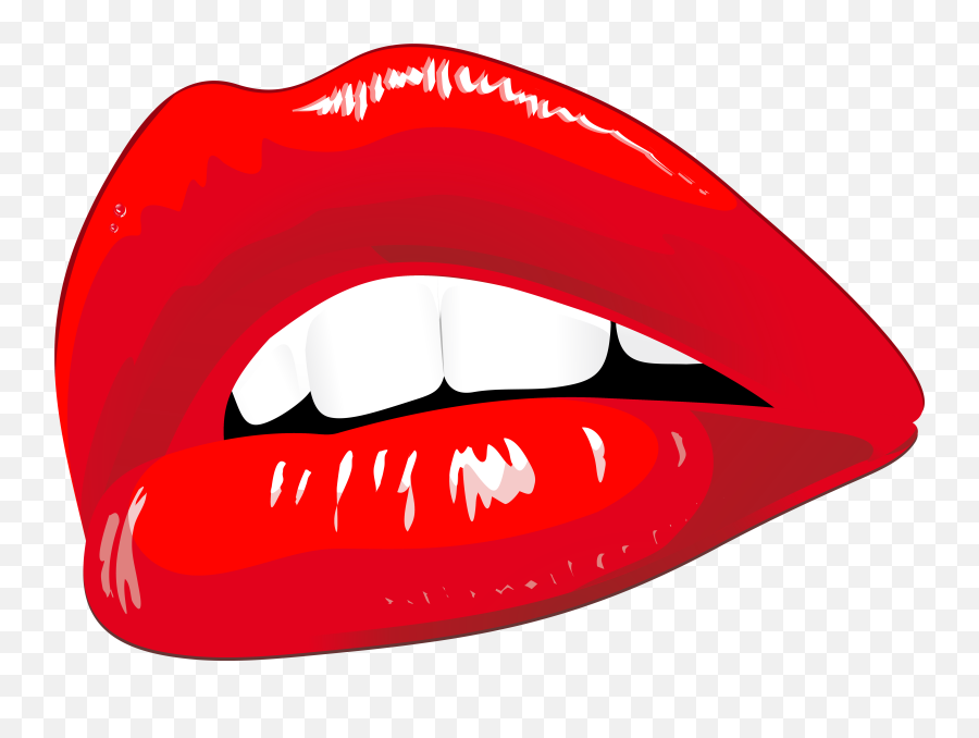 Emoji Clipart Lip Emoji Lip - Clipart Red Lips Png,Lips Emoji Png