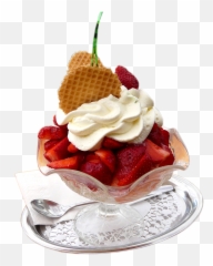 Fruit Ice Cream Cups - Helado Con Frutas Png Emoji,Emoji Ice Cream Cake