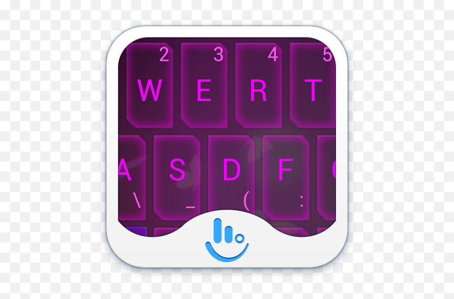 Touchpal Purplebutterfly Theme - Touchpal Emoji,Purple Emoji Keyboard