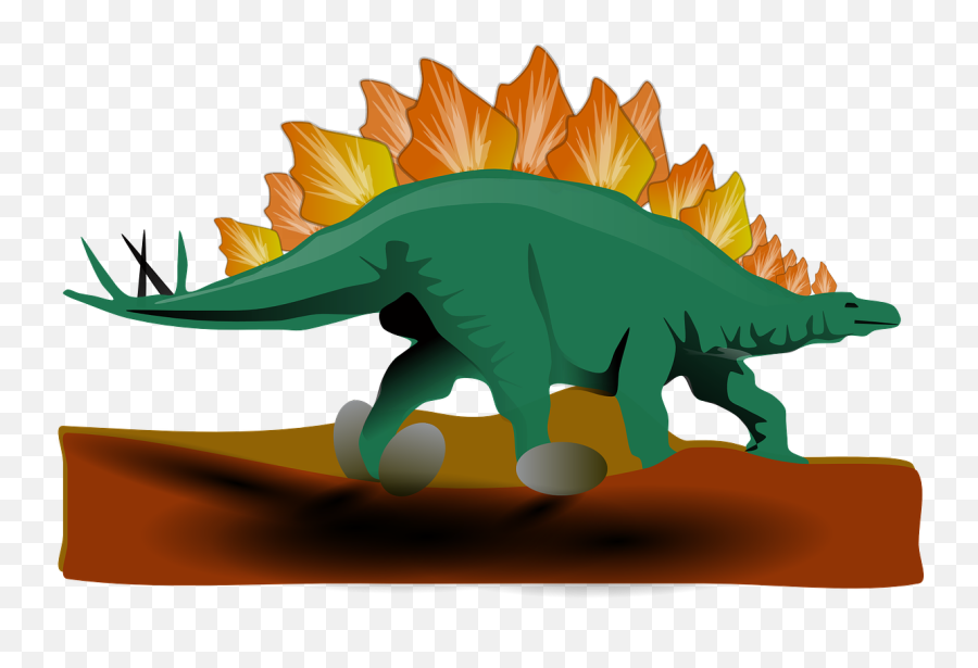 Dinosaur Stegosaurus Dino Animal - Stegosaurus Clipart Emoji,Dinosaur Emoticon