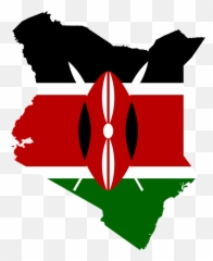 Kenya Flag Map - In Country Emoji