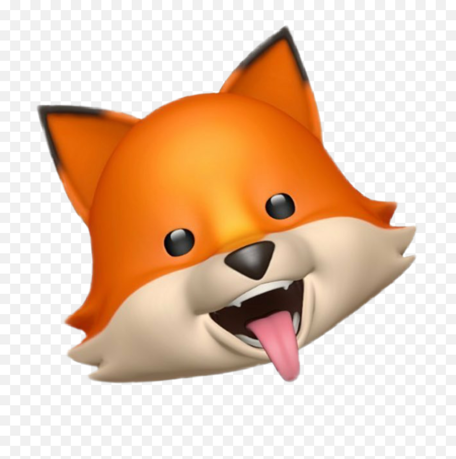 Ios Apple Fox Orange Memoji Animoji - Cartoon,Fox Emoji Iphone