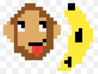 Pixilart - Pixel Art Shy Gal Emoji,Monkey Emoticon Facebook