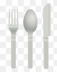 Fork Clipart Plastic Transparent - Spoon Art Emoji