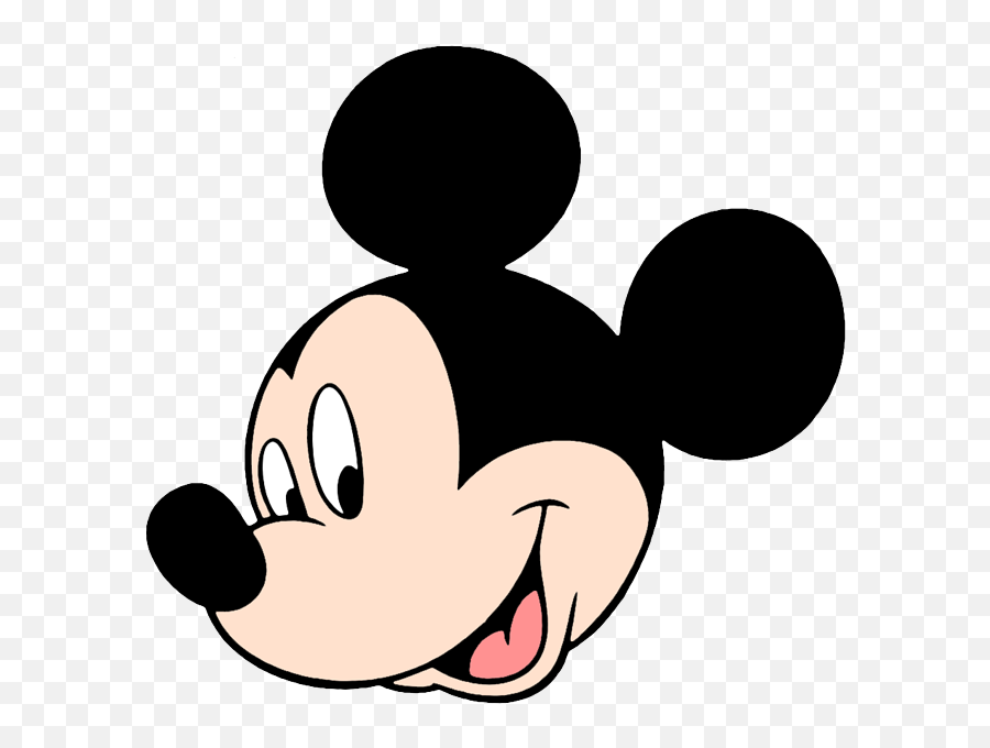 Face Mickey Mouse Clipart - Mickey Mouse Face Png Emoji,Mickey Mouse Emoji