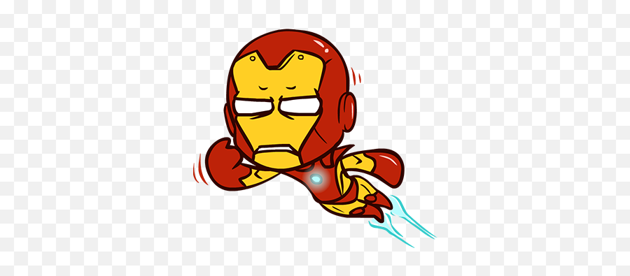 Ironman Funny Cute Theavengers - Cartoon Emoji,Iron Man Emoji