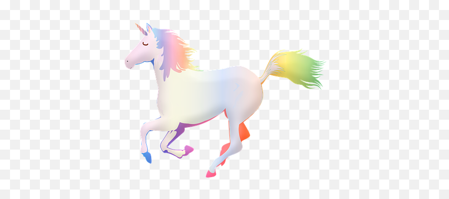 Magical Horse Unicorn Illustrations - Mane Emoji,Unicorn Emoji Cake