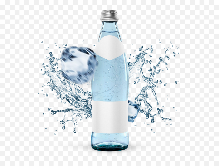 Glass Bottle For Water Psd Official Psds - Transparent Water Splash Clip Art Emoji,Water Glass Emoji