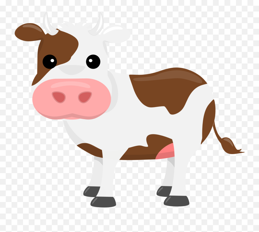 Cow Clipart Transparent Background - Transparent Transparent Background Cow Clipart Emoji,Cow Emoji Png