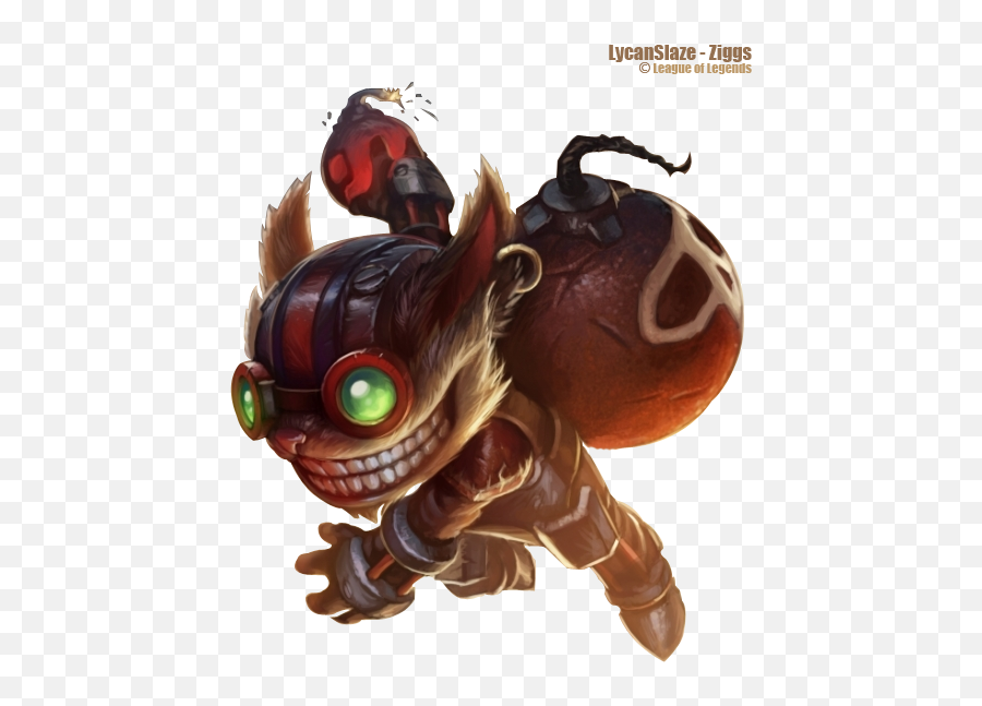 Zig Lol Png Image With No Background - League Of Legends Png Ziggs Emoji,League Of Legend Emoji