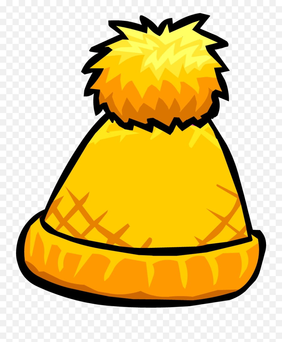 Yellow Pompom Toque - Toque Clipart Emoji,Pom Pom Emoticon