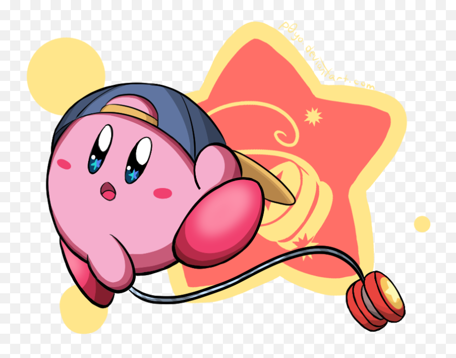 P0yo - Kirby Yoyo Emoji,Yoyo Emoticon