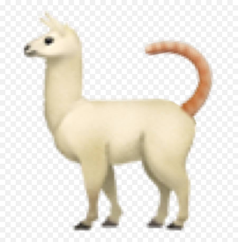Emoji Animals Sticker - Llama Emoji,Llama Emoji