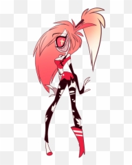 Gnashtwitter - Cherry Bomb Hazbin Hotel Fanart Emoji,Mooning Emoji