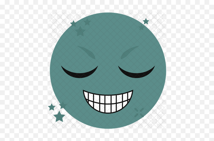 Smiling Evil Emoji Icon - Happy,Evil Grin Emoji