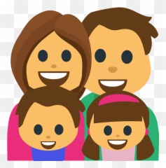 Man Woman Girl Boy Emoji Clipart - Family Man Woman Boy Girl,Boy And Girl Emoji