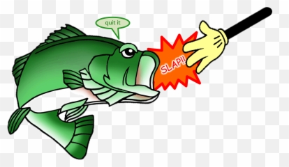 Slap - Transparent Bass Gif Fish Emoji