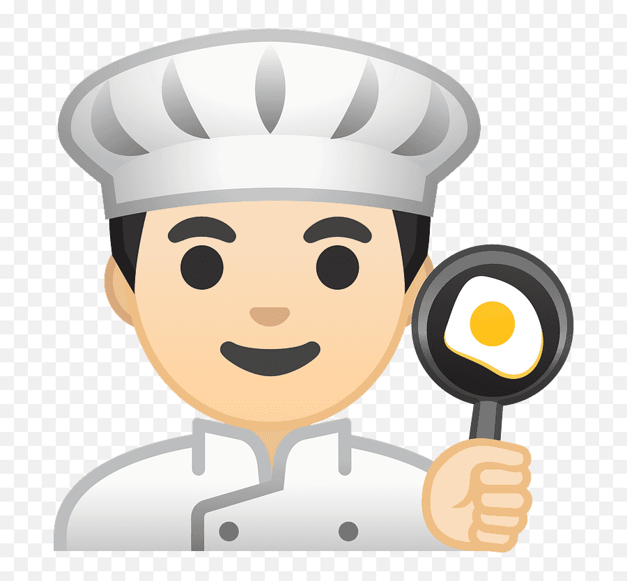 Man Cook Emoji Clipart Free Download Transparent Png - Cook Emoji,Emoji Magnifying Glass