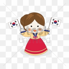 Korean Cartoon Clipart - Korean Cartoon Clip Art Emoji,Korea Emoji