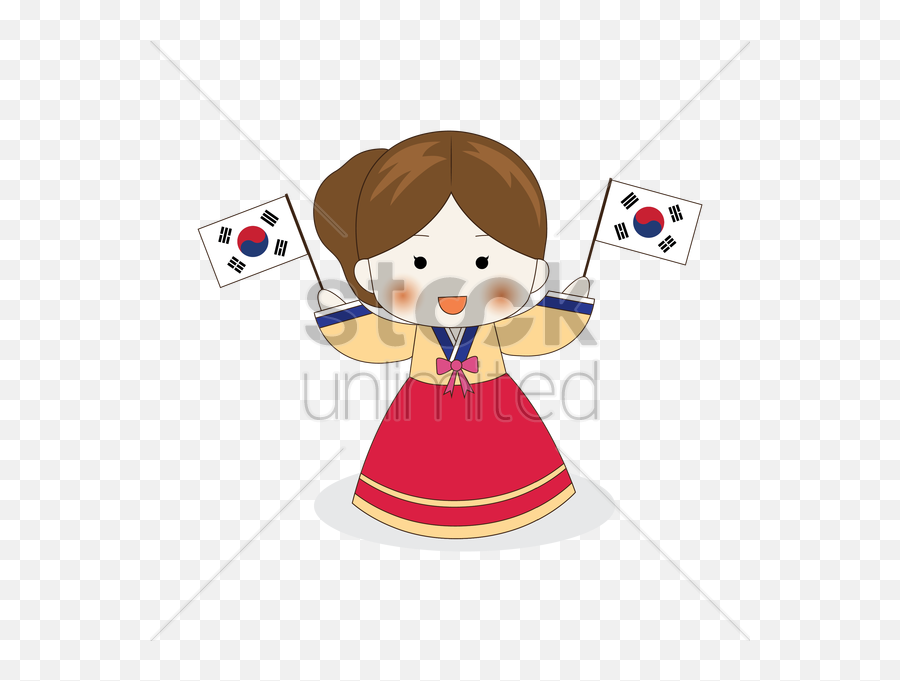 Korean Cartoon Clipart - Korean Cartoon Clip Art Emoji,Korea Emoji