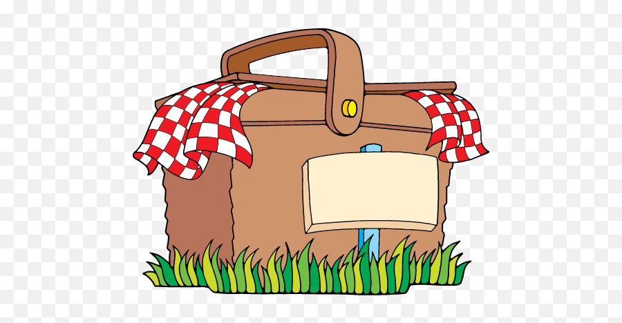 Lunch Clip Art Free Free Clipart Images 2 3 Clipartcow - Cartoon Picnic Basket Png Emoji,Lunch Emoji