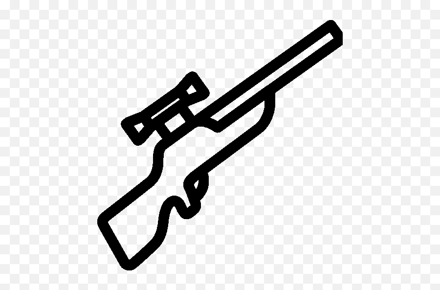 Military Sniper Rifle Icon - Sniper Rifle Icon Png Emoji,Sniper Emoji