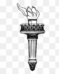 Liberty Torch Drawing - Statue Of Liberty Torch Clipart Emoji,Pepe Emoji