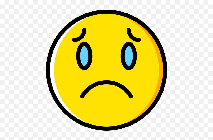 Sad Png Icon - Icon Emoji,Emoticon Sad