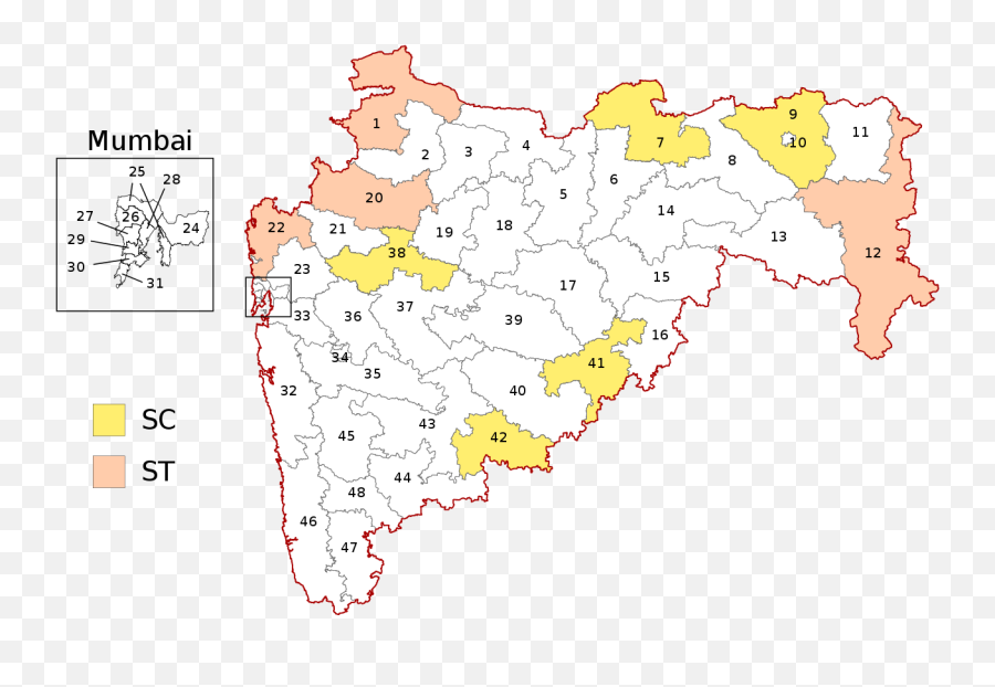 Maharashtra Wahlkreise Lok Sabha - Maharashtra Lok Sabha Seats Emoji,Seat Emoji