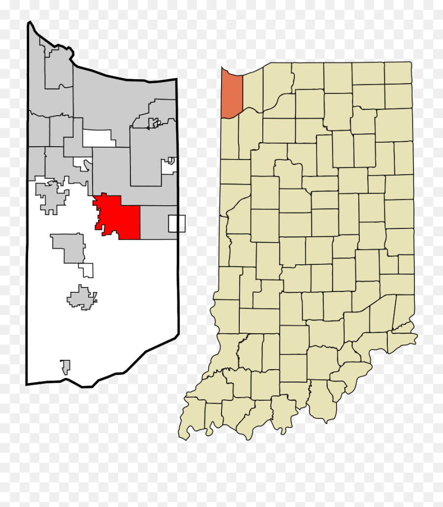Lake County Indiana Incorporated - Brownsburg Indiana On Map Emoji,What Does The Crown Emoji Mean